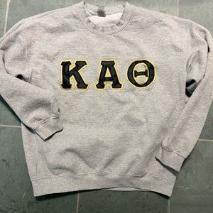 Kappa Alpha Theta Letter Sweatshirt